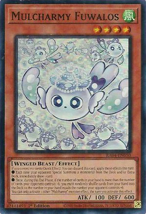 Mulcharmy Fuwalos (RA04-EN050) - Quarter Century Stampede Super Rare 1st Edition