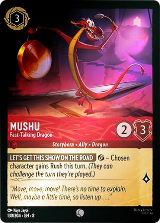 Mushu - Fast-Talking Dragon - 130/204 - Common Cold Foil