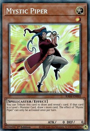 Mystic Piper (PCR) (RA04-EN005) - Quarter Century Stampede Collector's Rare 1st Edition