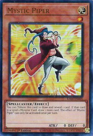 Mystic Piper (UR) (RA04-EN005) - Quarter Century Stampede Ultra Rare 1st Edition