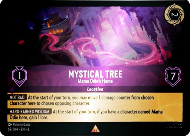 Mystical Tree - Mama Odie's Home - 69/204 - Rare Cold Foil