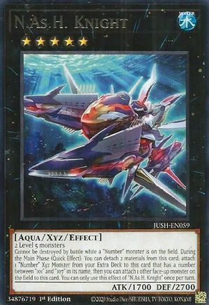 N.As.H. Knight (JUSH-EN059) - Justice Hunters Rare 1st Edition