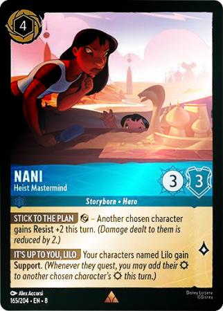 Nani - Heist Mastermind - 165/204 - Rare Cold Foil