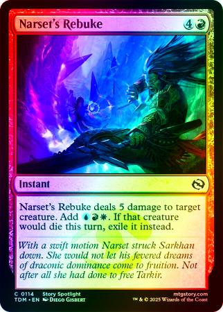 Narset's Rebuke - 0114 - Foil