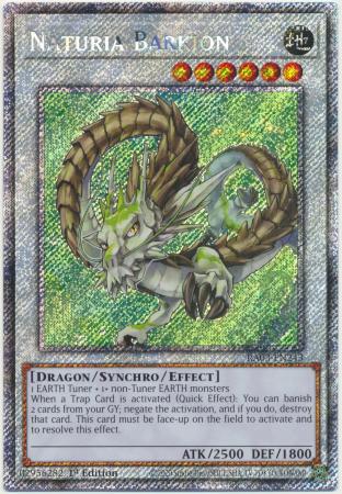 Naturia Barkion (Platinum Secret Rare) (RA03-EN243) - Quarter Century Bonanza Platinum Secret Rare 1st Edition