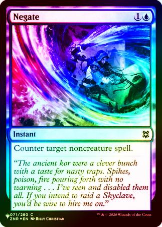 Negate (ZNR) - 071 - Foil