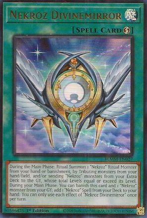 Nekroz Divinemirror (BLMM-EN027) - Battles of Legend: Monster Mayhem Ultra Rare 1st Edition