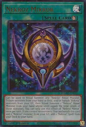 Nekroz Mirror (BLMM-EN165) - Battles of Legend: Monster Mayhem Ultra Rare 1st Edition