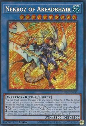 Nekroz of Areadbhair (BLMM-EN135) - Battles of Legend: Monster Mayhem Secret Rare 1st Edition