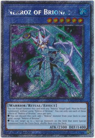 Nekroz of Brionac (Platinum Secret Rare) (RA03-EN260) - Quarter Century Bonanza Platinum Secret Rare 1st Edition