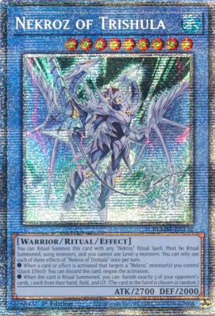 Nekroz of Trishula (Starlight Rare) (BLMM-EN132) - Battles of Legend: Monster Mayhem Starlight Rare 1st Edition