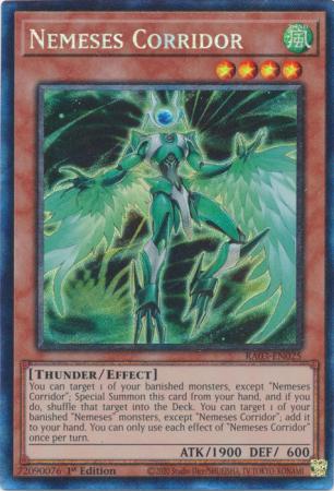 Nemeses Corridor (PCR) (RA03-EN025) - Quarter Century Bonanza Prismatic Collector's Rare 1st Edition
