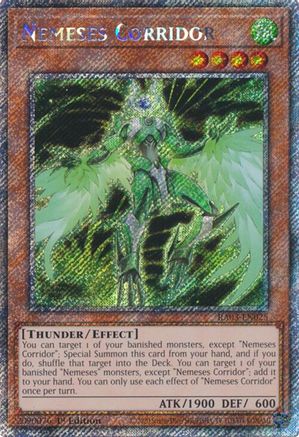 Nemeses Corridor (Platinum Secret Rare) (RA03-EN025) - Quarter Century Bonanza Platinum Secret Rare 1st Edition