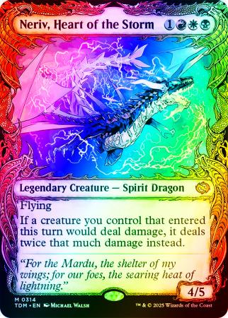 Neriv, Heart of the Storm (Showcase) - 0314 - Foil