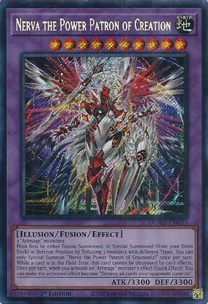 Nerva the Power Patron of Creation (DUAD-EN033) - Duelist's Advance Secret Rare 1st Edition
