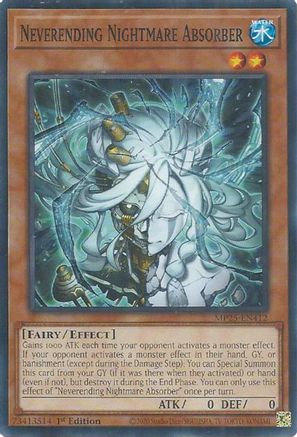 Neverending Nightmare Absorber (MP25-EN412) - 2025 Mega-Pack Common / Short Print 1st Edition