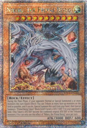 Nibiru, the Primal Being (New Art) (Quarter Century Secret Rare) (RA04-EN030) - Quarter Century Stampede Quarter Century Secret Rare 1st Edition