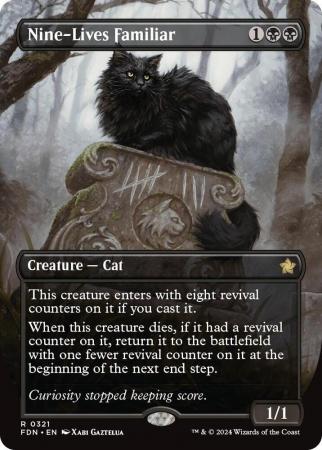 Nine-Lives Familiar (Borderless) - 0321