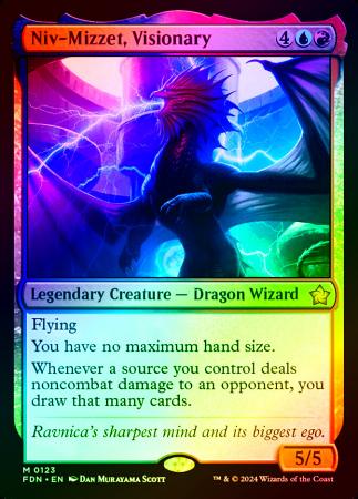 Niv-Mizzet, Visionary - 0123 - Foil