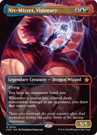 Niv-Mizzet, Visionary (Borderless) - 0350