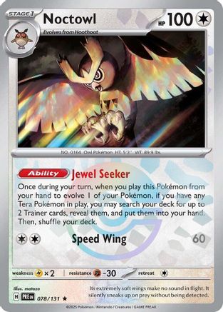 Noctowl - 078/131 - Pokeball Reverse Holo Rare