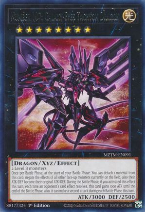 Number 107: Galaxy-Eyes Tachyon Dragon (MZTM-EN091) - Maze of the Master Rare 1st Edition