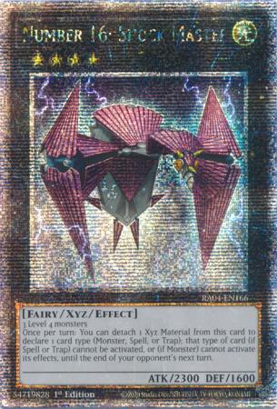 Number 16: Shock Master (Quarter Century Secret Rare) (RA04-EN166) - Quarter Century Stampede Quarter Century Secret Rare 1st Edition