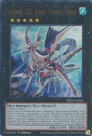 Number C32: Shark Drake LeVeiss (MP25-EN248) - 2025 Mega-Pack Ultra Rare 1st Edition