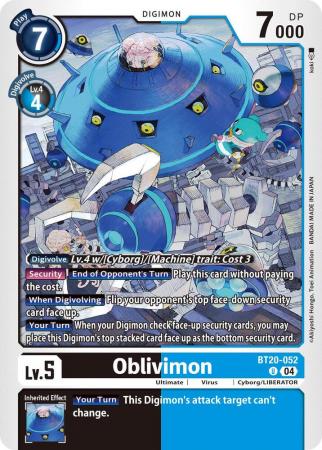 Oblivimon - BT20-052 U - Uncommon