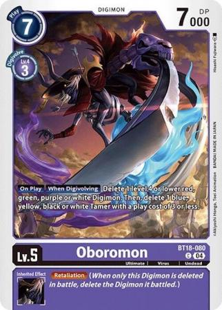 Oboromon - BT18-080 C - Common