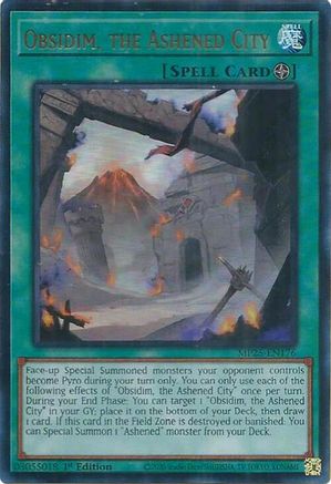 Obsidim, the Ashened City (MP25-EN176) - 2025 Mega-Pack Ultra Rare 1st Edition