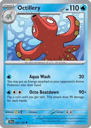 Octillery - 034/159 - Uncommon Reverse Holo