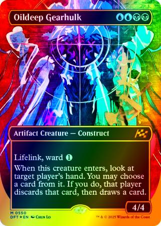 Oildeep Gearhulk (Borderless) (First-Place Foil) - 0550 - Foil