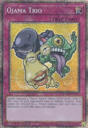 Ojama Trio (Starlight Rare) (BLMM-EN010) - Battles of Legend: Monster Mayhem Starlight Rare 1st Edition