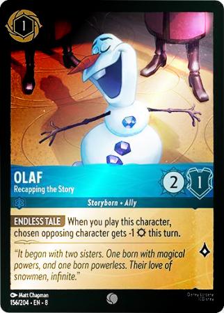 Olaf - Recapping the Story - 156/204 - Common Cold Foil