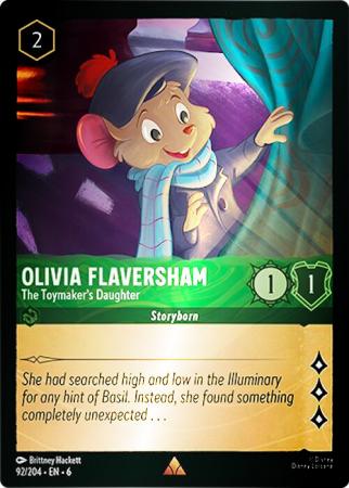 Olivia Flaversham - The Toymaker's Daughter - 92/204 - Rare Cold Foil