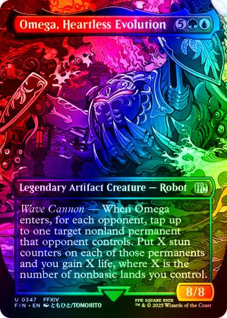 Omega, Heartless Evolution (Borderless) - 0347 - Foil