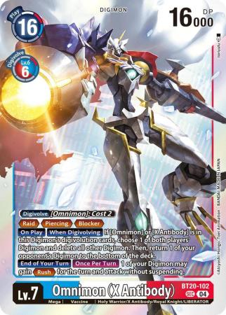 Omnimon (X Antibody) - BT20-102 SEC - Secret Rare