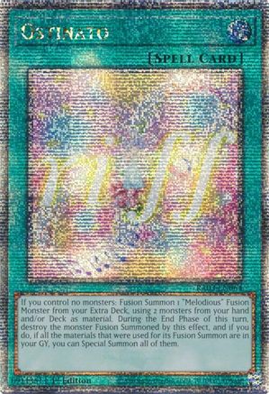 Ostinato (Quarter Century Secret Rare) (RA03-EN064) - Quarter Century Bonanza Quarter Century Secret Rare 1st Edition
