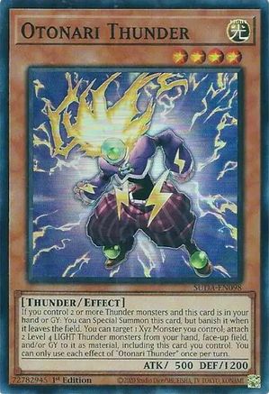 Otonari Thunder (SUDA-EN098) - Supreme Darkness Super Rare 1st Edition