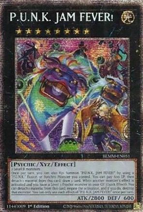 P.U.N.K. JAM FEVER! (Starlight Rare) (BLMM-EN051) - Battles of Legend: Monster Mayhem Starlight Rare 1st Edition