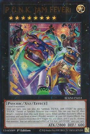 P.U.N.K. JAM FEVER! (BLMM-EN051) - Battles of Legend: Monster Mayhem Ultra Rare 1st Edition