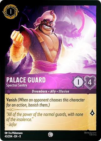 Palace Guard - Spectral Sentry - 045/204 - Common Cold Foil