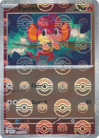 Pansear (Poke Ball Pattern) - 014/086 - Common Reverse Holo