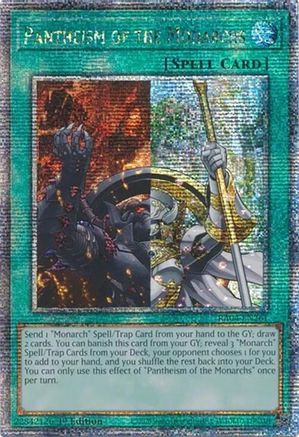 Pantheism of the Monarchs (Quarter Century Secret Rare) (RA04-EN261) - Quarter Century Stampede Quarter Century Secret Rare 1st Edition