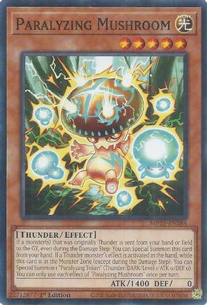 Paralyzing Mushroom (MP25-EN384) - 2025 Mega-Pack Common / Short Print 1st Edition