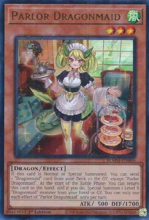 Parlor Dragonmaid (BLMM-EN060) - Battles of Legend: Monster Mayhem Ultra Rare 1st Edition