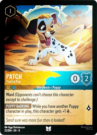 Patch - Playful Pup - 025/204 - Uncommon Cold Foil