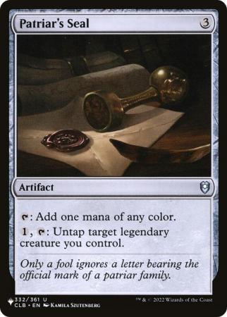 Patriar's Seal - 332