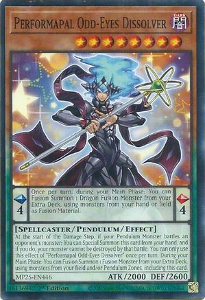 Performapal Odd-Eyes Dissolver (MP25-EN446) - 2025 Mega-Pack Common / Short Print 1st Edition